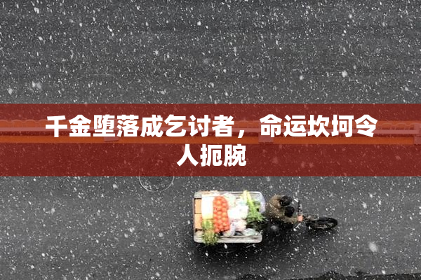 千金堕落成乞讨者，命运坎坷令人扼腕