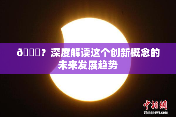 🈚？深度解读这个创新概念的未来发展趋势