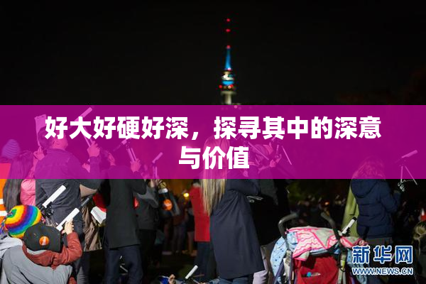 好大好硬好深，探寻其中的深意与价值