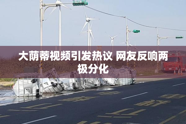 大荫蒂视频引发热议 网友反响两极分化