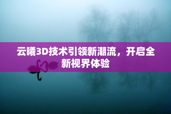 云曦3D技术引领新潮流，开启全新视界体验