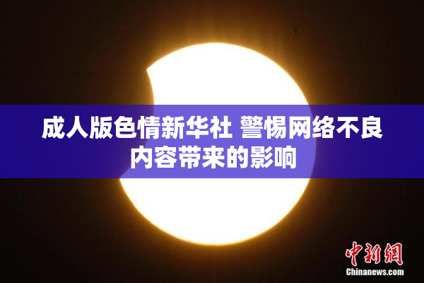 成人版色情新华社 警惕网络不良内容带来的影响
