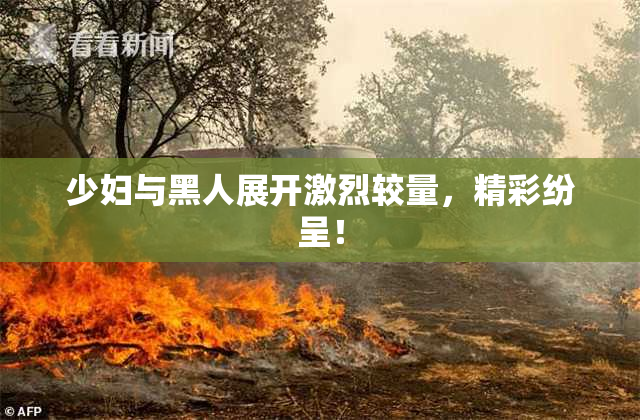少妇与黑人展开激烈较量，精彩纷呈！