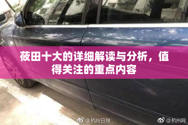 莜田十大的详细解读与分析，值得关注的重点内容