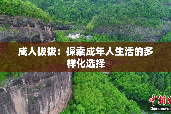 成人拔拔：探索成年人生活的多样化选择