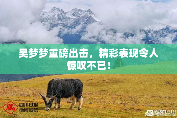 吴梦梦重磅出击，精彩表现令人惊叹不已！