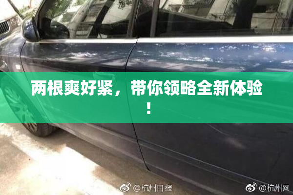 两根爽好紧，带你领略全新体验！