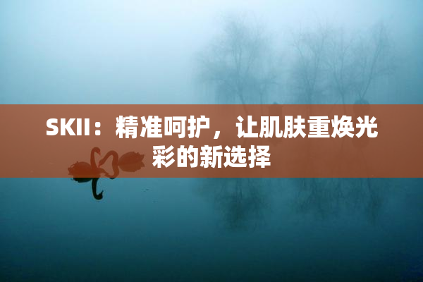 SKII：精准呵护，让肌肤重焕光彩的新选择