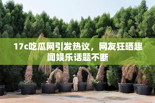 17c吃瓜网引发热议，网友狂晒趣闻娱乐话题不断