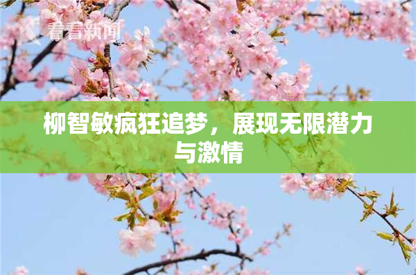 柳智敏疯狂追梦，展现无限潜力与激情