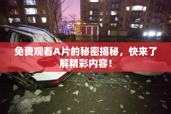 免费观看A片的秘密揭秘，快来了解精彩内容！
