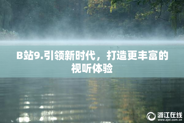 B站9.引领新时代，打造更丰富的视听体验