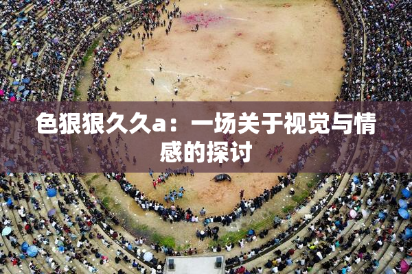 色狠狠久久a：一场关于视觉与情感的探讨