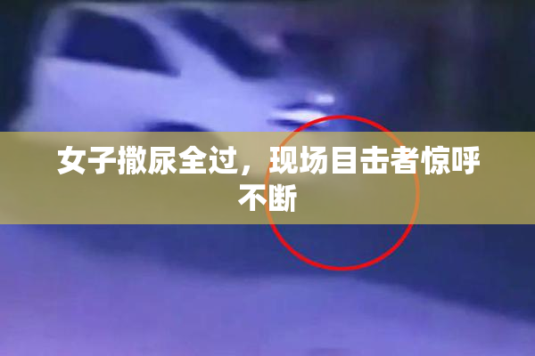 女子撒尿全过，现场目击者惊呼不断