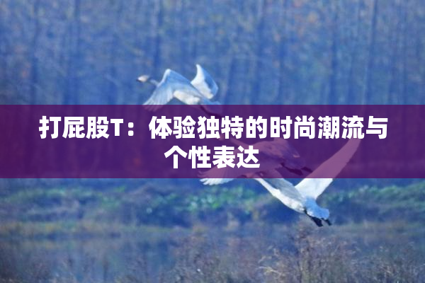 打屁股T：体验独特的时尚潮流与个性表达