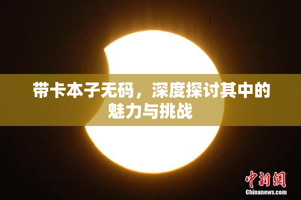 带卡本子无码，深度探讨其中的魅力与挑战