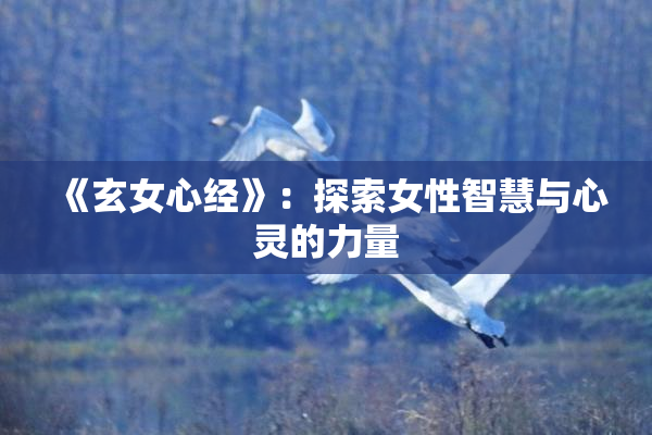 《玄女心经》：探索女性智慧与心灵的力量
