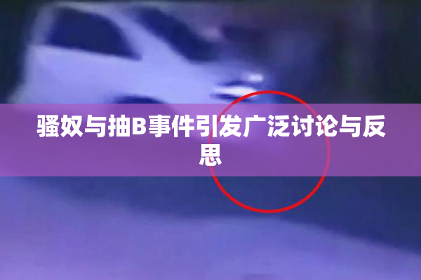 骚奴与抽B事件引发广泛讨论与反思
