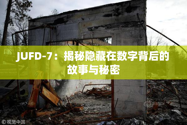 JUFD-7：揭秘隐藏在数字背后的故事与秘密