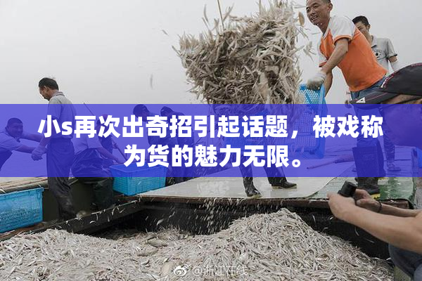 小s再次出奇招引起话题，被戏称为货的魅力无限。