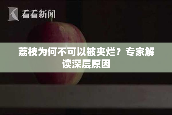 荔枝为何不可以被夹烂？专家解读深层原因