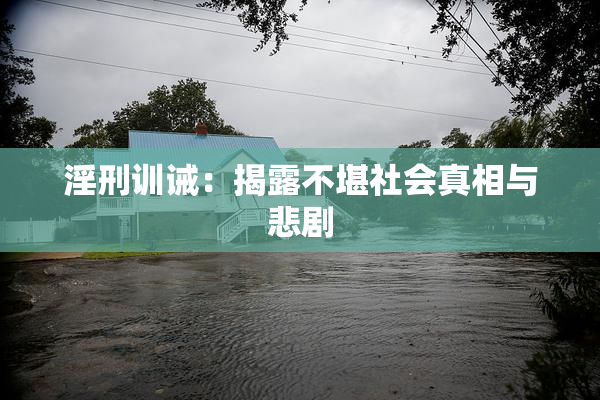 淫刑训诫：揭露不堪社会真相与悲剧