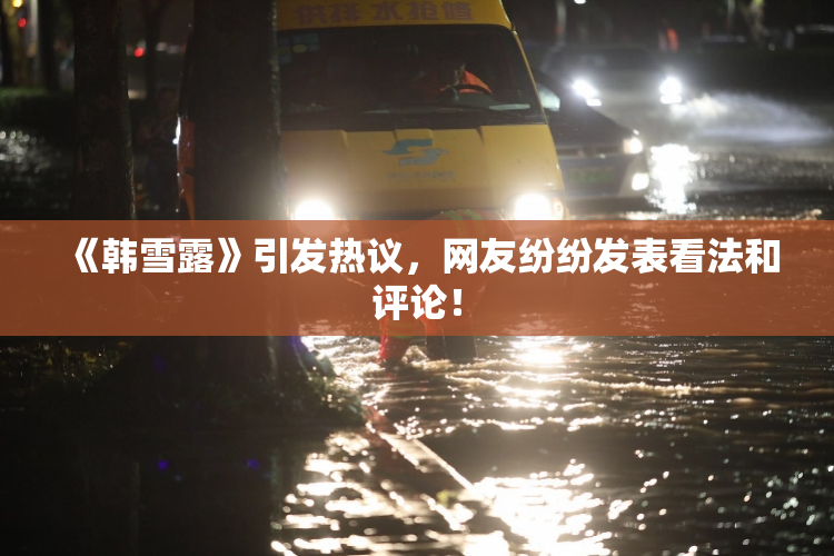 《韩雪露》引发热议，网友纷纷发表看法和评论！
