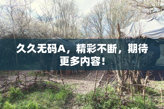 久久无码A，精彩不断，期待更多内容！