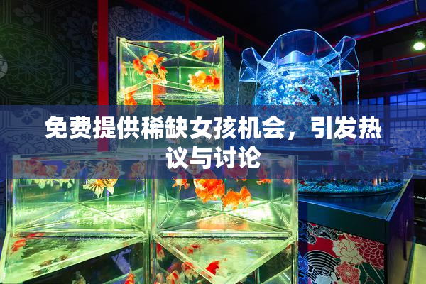免费提供稀缺女孩机会，引发热议与讨论