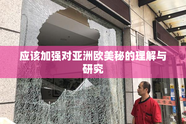应该加强对亚洲欧美秘的理解与研究
