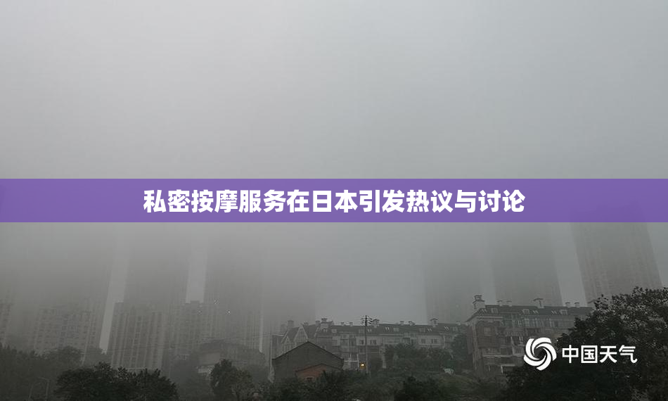 私密按摩服务在日本引发热议与讨论