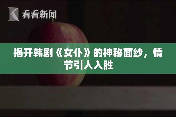揭开韩剧《女仆》的神秘面纱，情节引人入胜