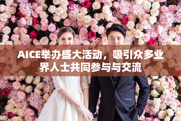 AICE举办盛大活动，吸引众多业界人士共同参与与交流