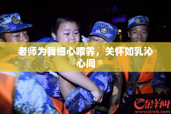老师为我细心喂养，关怀如乳沁心间