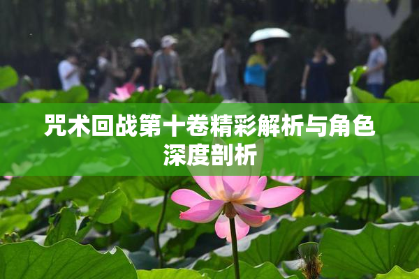 咒术回战第十卷精彩解析与角色深度剖析