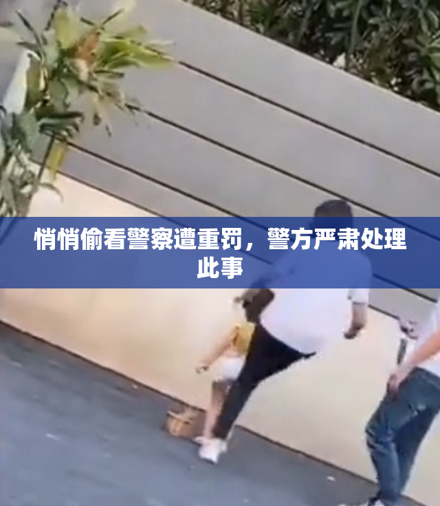 悄悄偷看警察遭重罚，警方严肃处理此事
