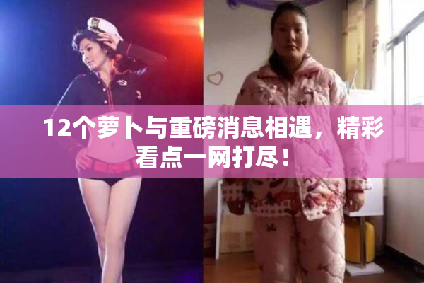 12个萝卜与重磅消息相遇，精彩看点一网打尽！