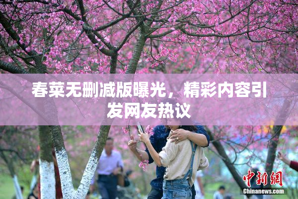 春菜无删减版曝光，精彩内容引发网友热议