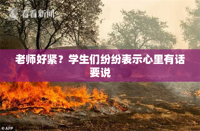 老师好紧？学生们纷纷表示心里有话要说