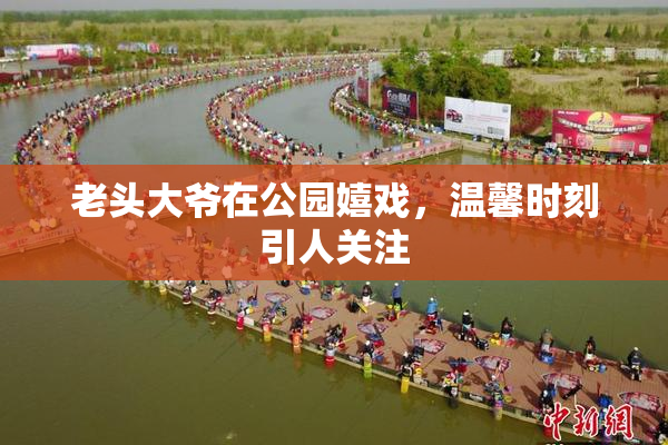 老头大爷在公园嬉戏，温馨时刻引人关注