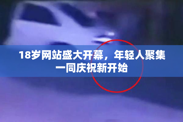 18岁网站盛大开幕，年轻人聚集一同庆祝新开始