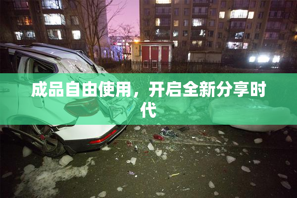成品自由使用，开启全新分享时代