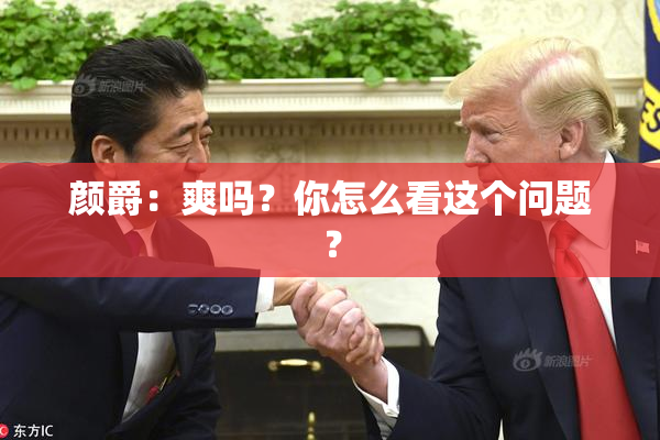 颜爵：爽吗？你怎么看这个问题？