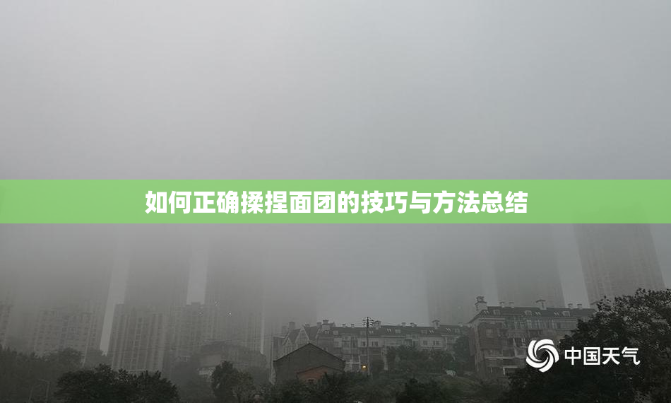如何正确揉捏面团的技巧与方法总结