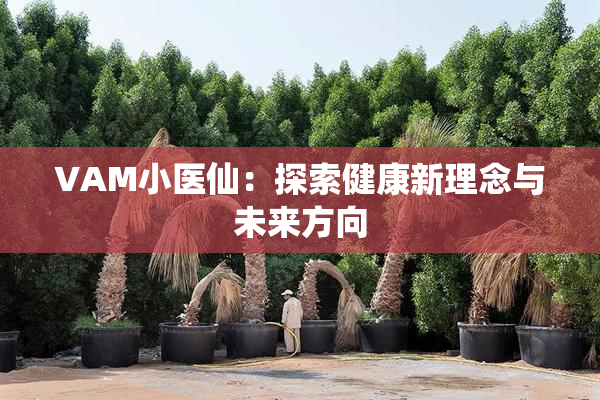 VAM小医仙：探索健康新理念与未来方向