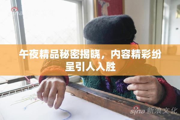 午夜精品秘密揭晓，内容精彩纷呈引人入胜