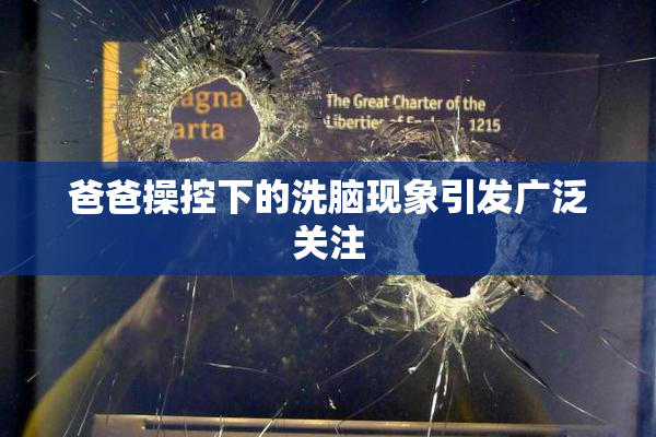 爸爸操控下的洗脑现象引发广泛关注