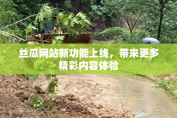 丝瓜网站新功能上线，带来更多精彩内容体验