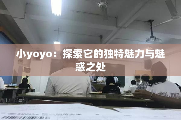 小yoyo：探索它的独特魅力与魅惑之处