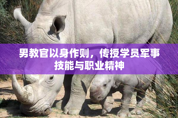 男教官以身作则，传授学员军事技能与职业精神
